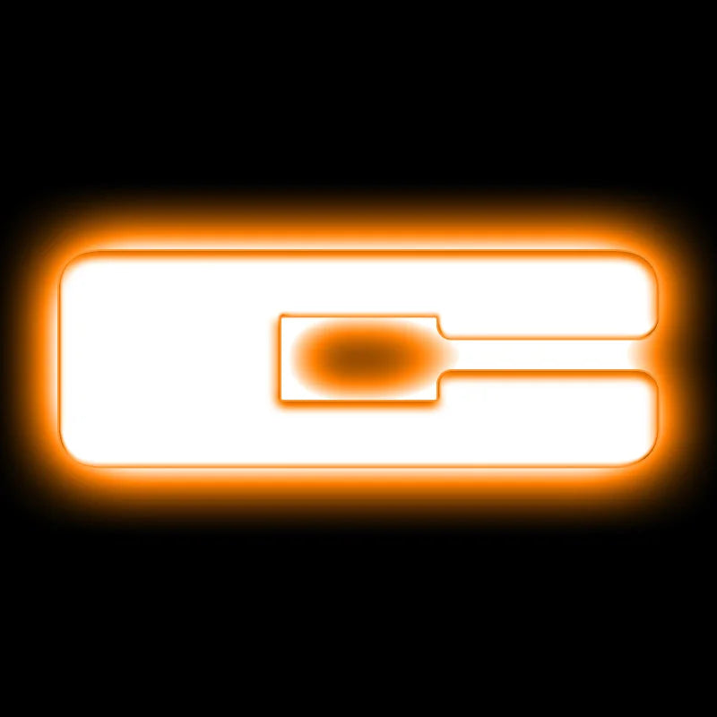 ORACLE Lighting Universal Illuminated LED Letter Badges - Matte Wht Surface Finish - C - Main Product View