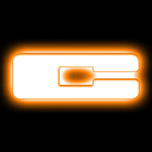 Load image into Gallery viewer, ORACLE Lighting Universal Illuminated LED Letter Badges - Matte Wht Surface Finish - C - Main Product View