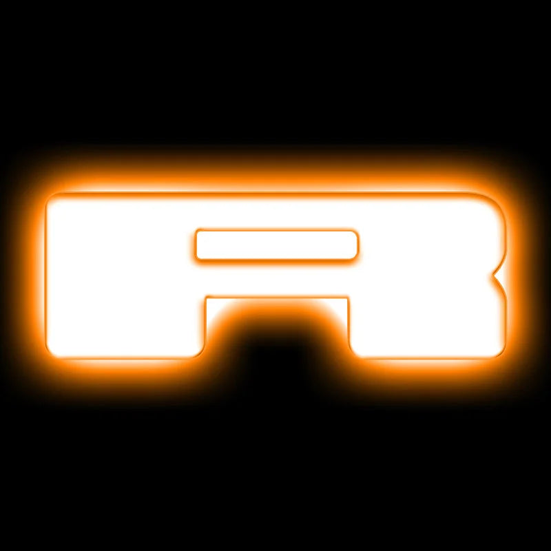 ORACLE Lighting Universal Illuminated LED Letter Badges - Matte Wht Surface Finish - R - Main Product View