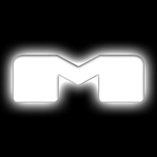 Load image into Gallery viewer, ORACLE Lighting Universal Illuminated LED Letter Badges - Matte Wht Surface Finish - M - Main Product View