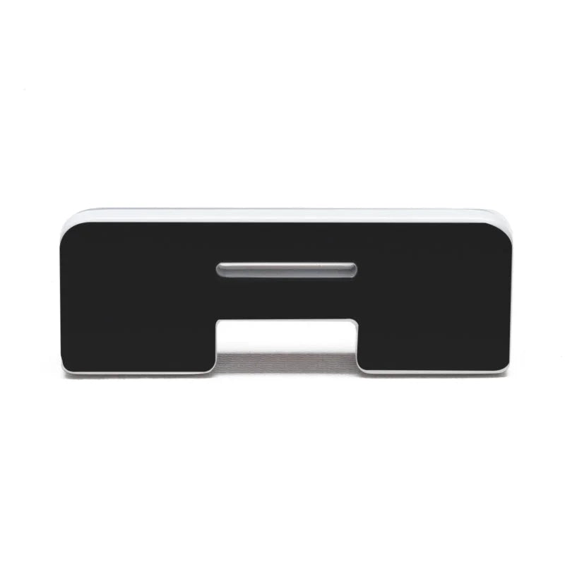 ORACLE Lighting Universal Illuminated LED Letter Badges - Matte Blk Surface Finish - A - Back View