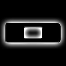 Load image into Gallery viewer, ORACLE Lighting Universal Illuminated LED Letter Badges - Matte Blk Surface Finish - D - Main Product View