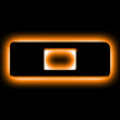 Load image into Gallery viewer, ORACLE Lighting Universal Illuminated LED Letter Badges - Matte Blk Surface Finish - D - Main Product View