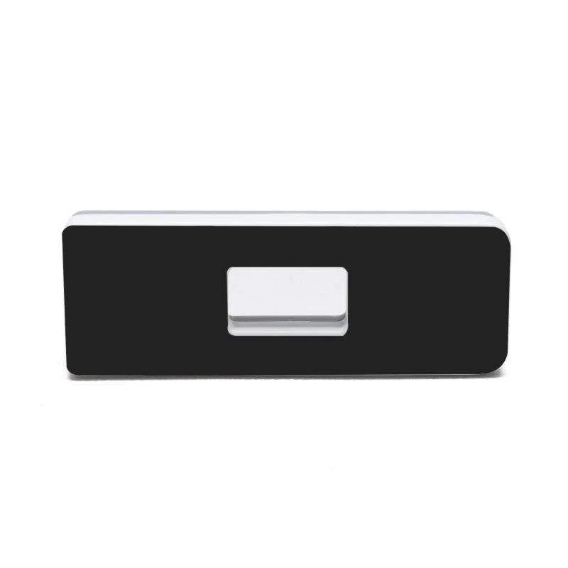 ORACLE Lighting Universal Illuminated LED Letter Badges - Matte Blk Surface Finish - D - Back View