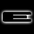 Load image into Gallery viewer, ORACLE Lighting Universal Illuminated LED Letter Badges - Matte Blk Surface Finish - E - Main Product View