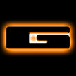 Load image into Gallery viewer, ORACLE Lighting Universal Illuminated LED Letter Badges - Matte Blk Surface Finish - G - Main Product View