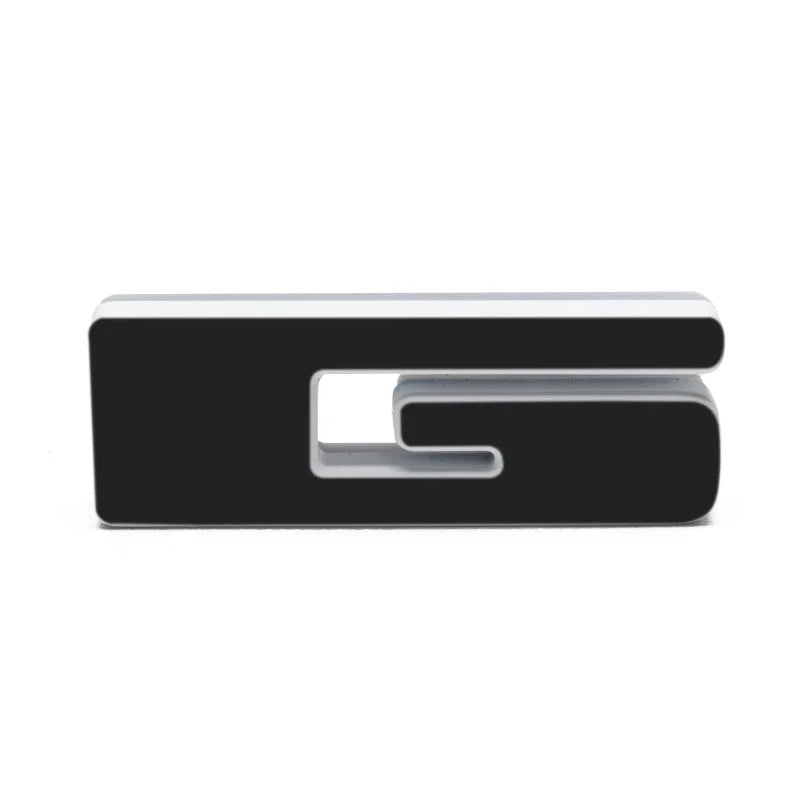 ORACLE Lighting Universal Illuminated LED Letter Badges - Matte Blk Surface Finish - G - Side View