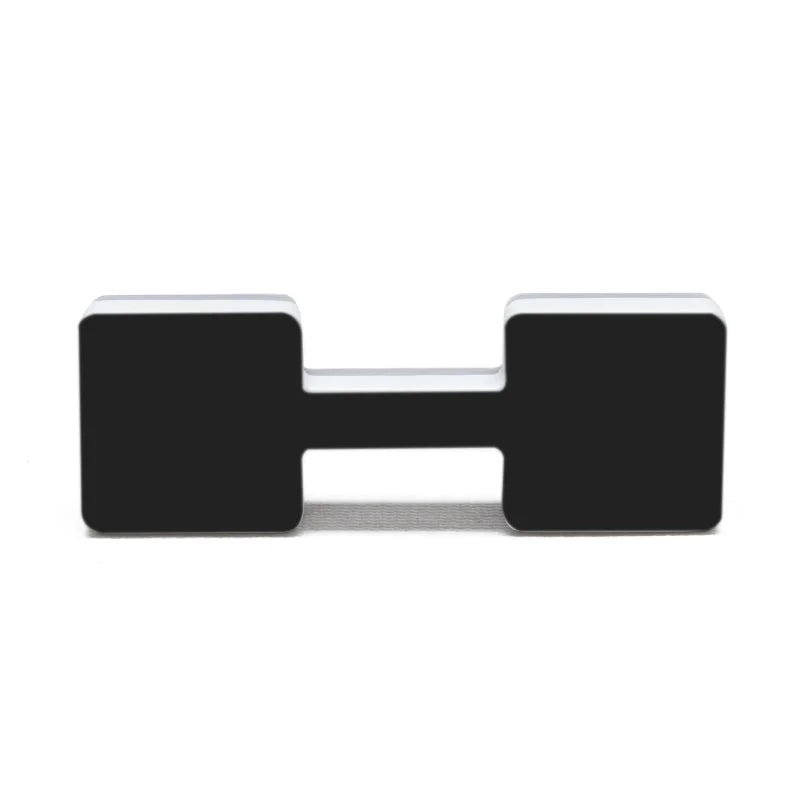 ORACLE Lighting Universal Illuminated LED Letter Badges - Matte Blk Surface Finish - H - Additional View 6