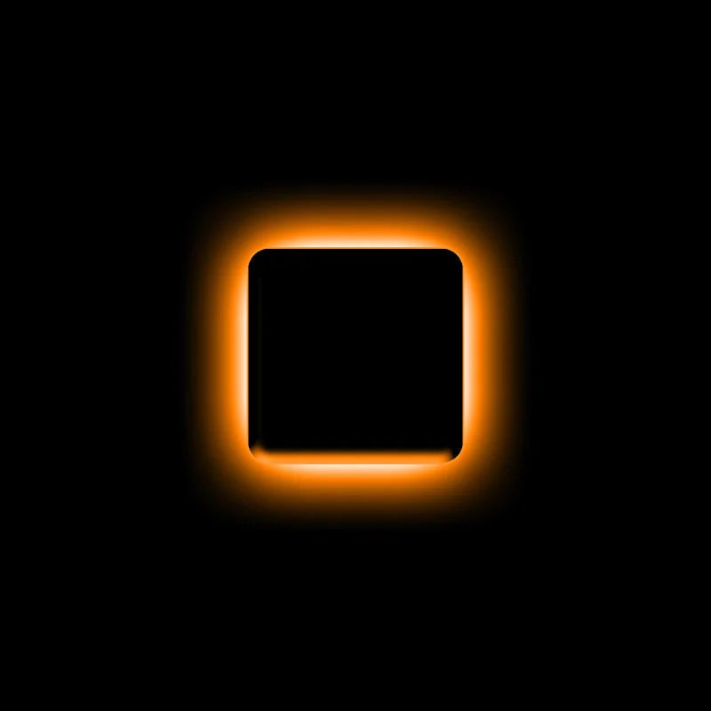 ORACLE Lighting Universal Illuminated LED Letter Badges - Matte Blk Surface Finish - I - Main Product View