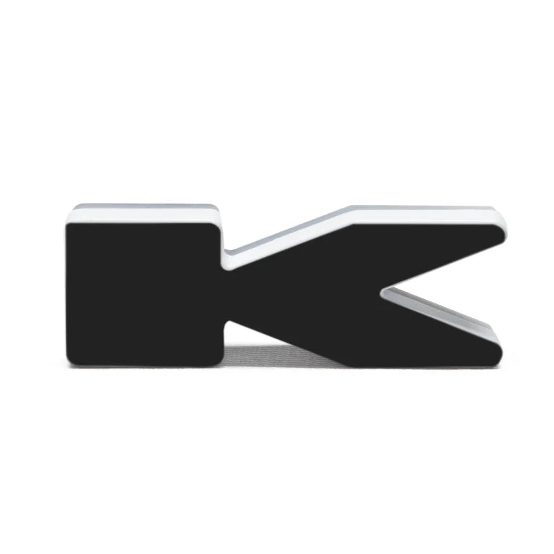 ORACLE Lighting Universal Illuminated LED Letter Badges - Matte Blk Surface Finish - K - Additional View 5