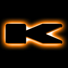 Load image into Gallery viewer, ORACLE Lighting Universal Illuminated LED Letter Badges - Matte Blk Surface Finish - K - Main Product View