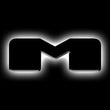 Load image into Gallery viewer, ORACLE Lighting Universal Illuminated LED Letter Badges - Matte Blk Surface Finish - M - Main Product View