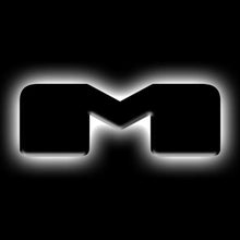 Load image into Gallery viewer, ORACLE Lighting Universal Illuminated LED Letter Badges - Matte Blk Surface Finish - M - Main Product View