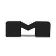 Load image into Gallery viewer, ORACLE Lighting Universal Illuminated LED Letter Badges - Matte Blk Surface Finish - M - Side View