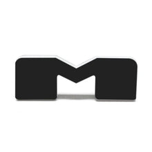 Load image into Gallery viewer, ORACLE Lighting Universal Illuminated LED Letter Badges - Matte Blk Surface Finish - M - Side View