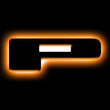 Load image into Gallery viewer, ORACLE Lighting Universal Illuminated LED Letter Badges - Matte Blk Surface Finish - P - Main Product View