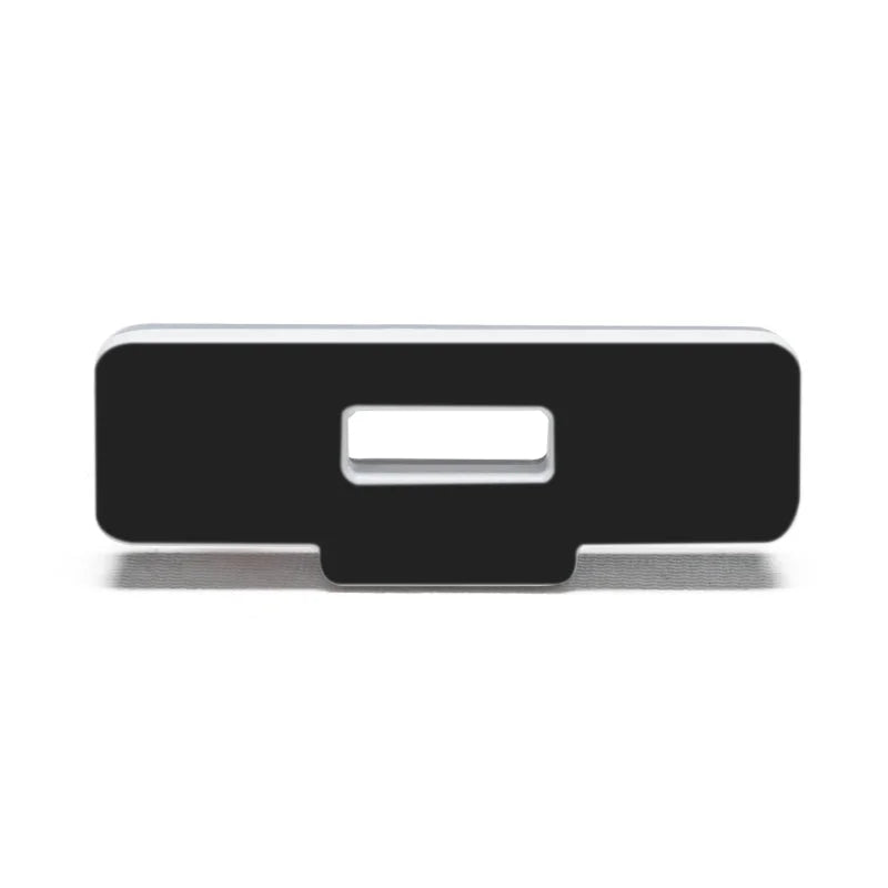 ORACLE Lighting Universal Illuminated LED Letter Badges - Matte Blk Surface Finish - Q - Side View
