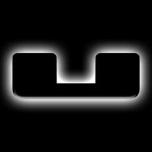 Load image into Gallery viewer, ORACLE Lighting Universal Illuminated LED Letter Badges - Matte Blk Surface Finish - U - Main Product View