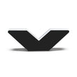 Load image into Gallery viewer, ORACLE Lighting Universal Illuminated LED Letter Badges - Matte Blk Surface Finish - V - Side View