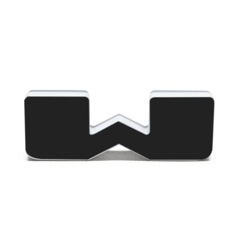 ORACLE Lighting Universal Illuminated LED Letter Badges - Matte Blk Surface Finish - W - Additional View 5