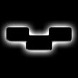 Load image into Gallery viewer, ORACLE Lighting Universal Illuminated LED Letter Badges - Matte Blk Surface Finish - Y - Main Product View