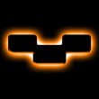 Load image into Gallery viewer, ORACLE Lighting Universal Illuminated LED Letter Badges - Matte Blk Surface Finish - Y - Main Product View