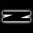 Load image into Gallery viewer, ORACLE Lighting Universal Illuminated LED Letter Badges - Matte Blk Surface Finish - Z - Main Product View