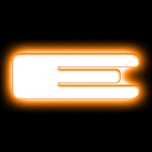Load image into Gallery viewer, ORACLE Lighting Universal Illuminated LED Letter Badges - Matte Wht Surface Finish - E - Main Product View