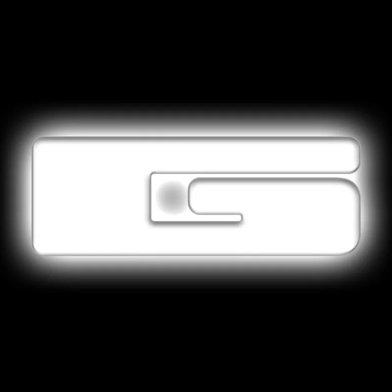 ORACLE Lighting Universal Illuminated LED Letter Badges - Matte Wht Surface Finish - G - Main Product View