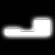 Load image into Gallery viewer, ORACLE Lighting Universal Illuminated LED Letter Badges - Matte Wht Surface Finish - J - Main Product View