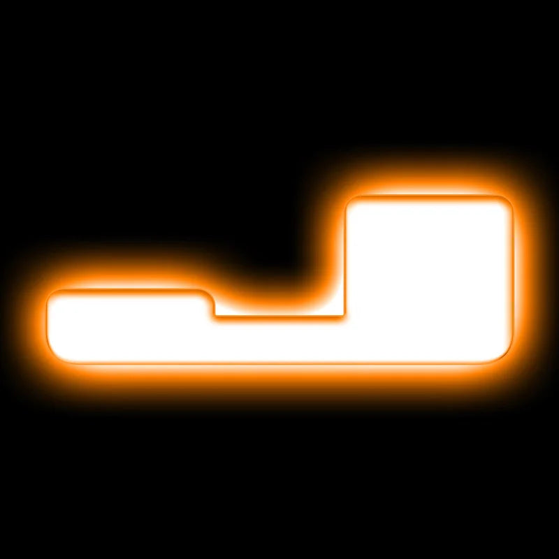 ORACLE Lighting Universal Illuminated LED Letter Badges - Matte Wht Surface Finish - J - Main Product View