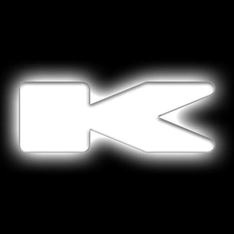 ORACLE Lighting Universal Illuminated LED Letter Badges - Matte Wht Surface Finish - K - Main Product View