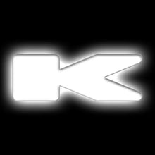 Load image into Gallery viewer, ORACLE Lighting Universal Illuminated LED Letter Badges - Matte Wht Surface Finish - K - Main Product View