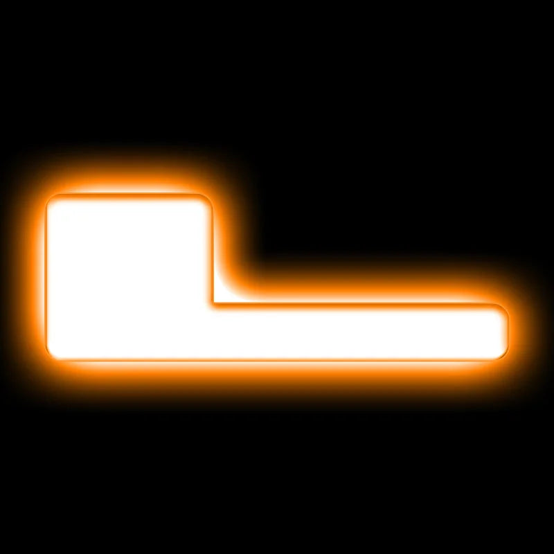 ORACLE Lighting Universal Illuminated LED Letter Badges - Matte Wht Surface Finish - L - Main Product View