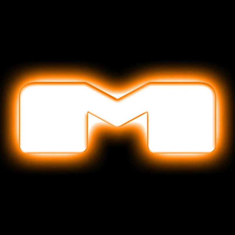 ORACLE Lighting Universal Illuminated LED Letter Badges - Matte Wht Surface Finish - M - Main Product View