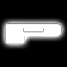 Load image into Gallery viewer, ORACLE Lighting Universal Illuminated LED Letter Badges - Matte Wht Surface Finish - P - Main Product View