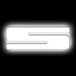 Load image into Gallery viewer, ORACLE Lighting Universal Illuminated LED Letter Badges - Matte Wht Surface Finish - S - Main Product View