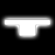 Load image into Gallery viewer, ORACLE Lighting Universal Illuminated LED Letter Badges - Matte Wht Surface Finish - T - Main Product View