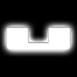 Load image into Gallery viewer, ORACLE Lighting Universal Illuminated LED Letter Badges - Matte Wht Surface Finish - U - Main Product View
