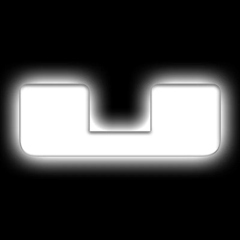 ORACLE Lighting Universal Illuminated LED Letter Badges - Matte Wht Surface Finish - U - Main Product View