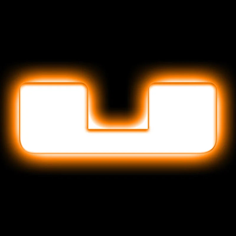 ORACLE Lighting Universal Illuminated LED Letter Badges - Matte Wht Surface Finish - U - Main Product View