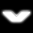 Load image into Gallery viewer, ORACLE Lighting Universal Illuminated LED Letter Badges - Matte Wht Surface Finish - V - Main Product View