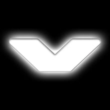 Load image into Gallery viewer, ORACLE Lighting Universal Illuminated LED Letter Badges - Matte Wht Surface Finish - V - Main Product View