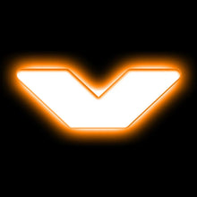 Load image into Gallery viewer, ORACLE Lighting Universal Illuminated LED Letter Badges - Matte Wht Surface Finish - V - Main Product View
