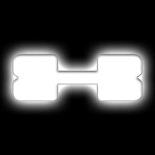 Load image into Gallery viewer, ORACLE Lighting Universal Illuminated LED Letter Badges - Matte Wht Surface Finish - X - Main Product View