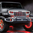 Load image into Gallery viewer, Oracle VECTOR Grille Demon Eye Projector Conversion Kit - ColorSHIFT w/o Controller - Side View