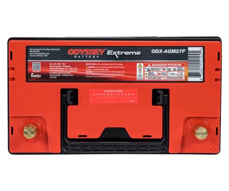 Odyssey Battery Heavy Duty & Commercial Extreme AGM Battery (NSB-AGM27F) - Detail View
