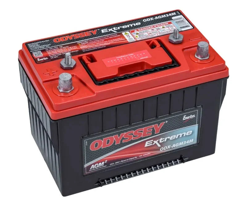 Odyssey Battery Marine/RV Extreme AGM Battery (34M-PC1500ST) - Side View