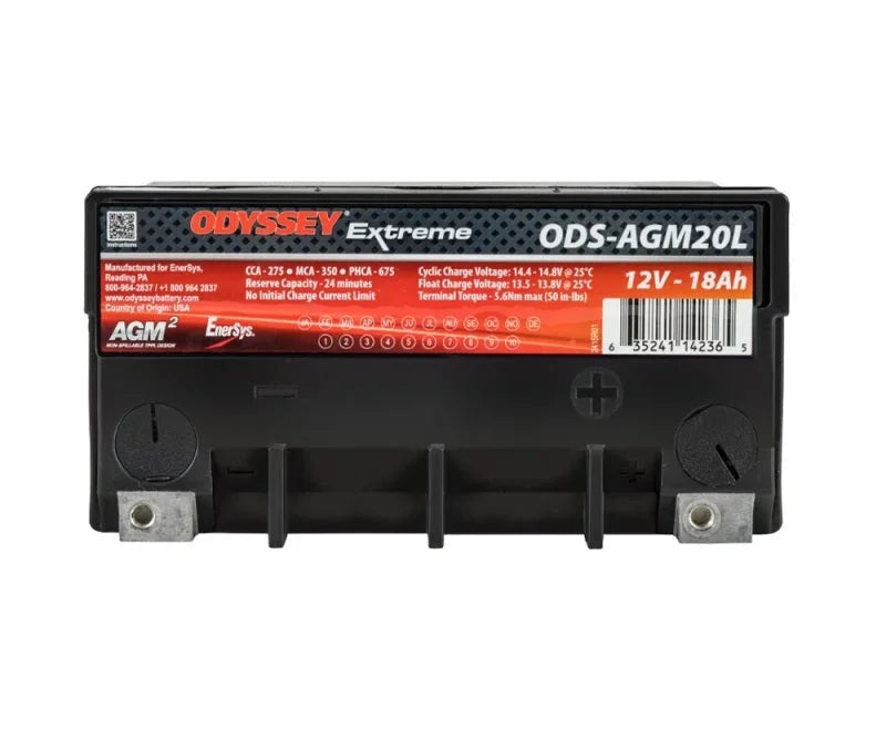 Odyssey Battery Powersport Extreme AGM Battery - Side View
