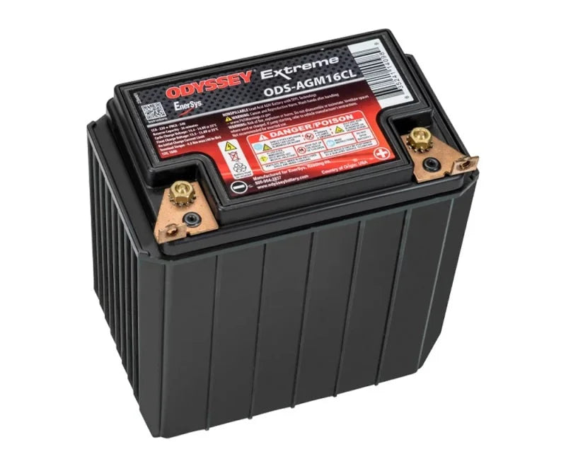Odyssey Battery Powersport Extreme AGM Battery (PC625) - Side View